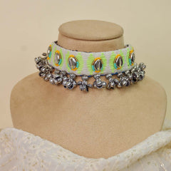 Fabric Jewellery Necklace - CJCN024