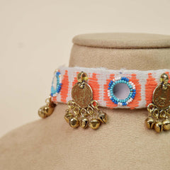 Fabric Jewellery Necklace - CJCN025