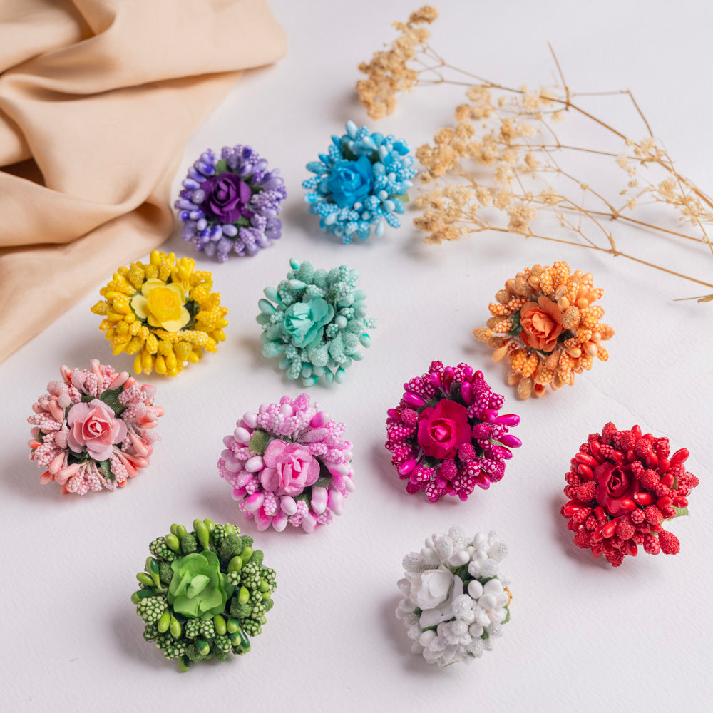 Handmade Floral Rings - FFC003