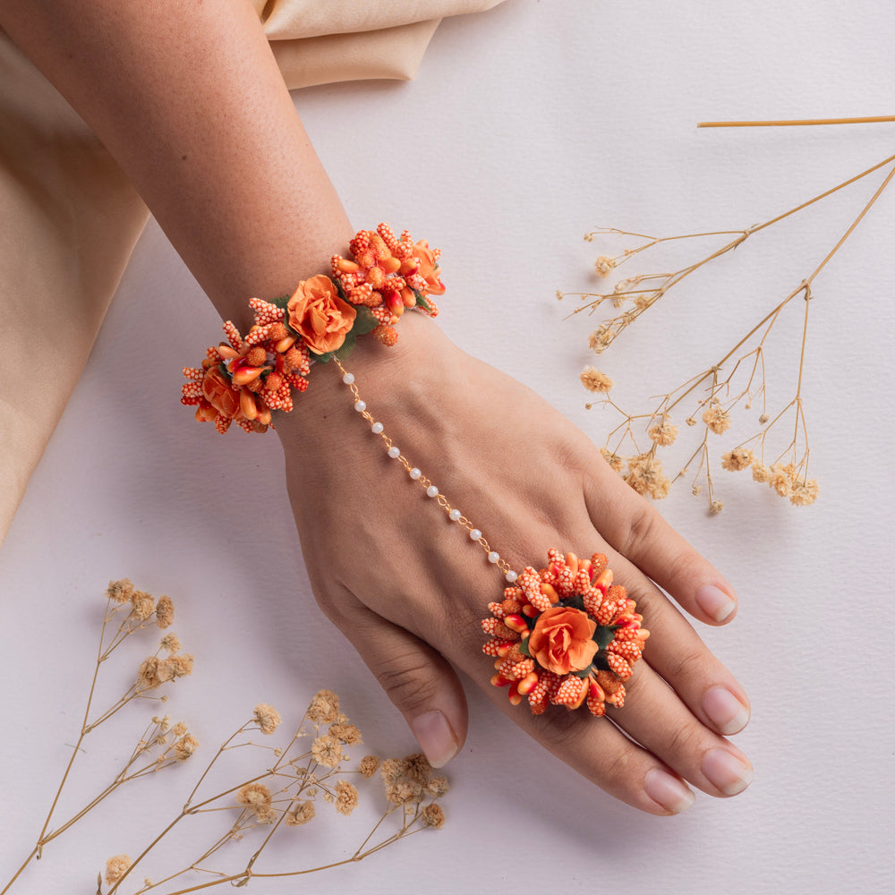 Handmade Floral Hathphool (Set of 2) - FFC006