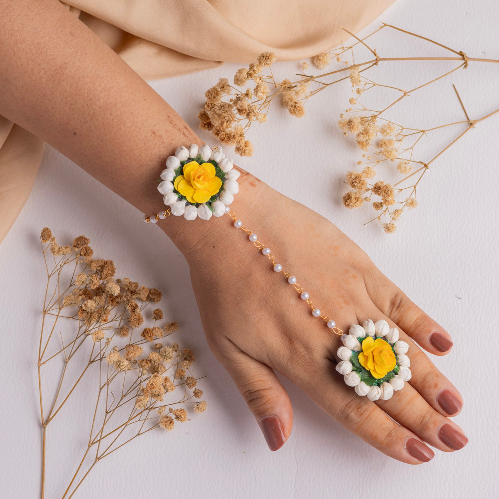 Mogra &amp; Rose Floral Hathphool - FFC013