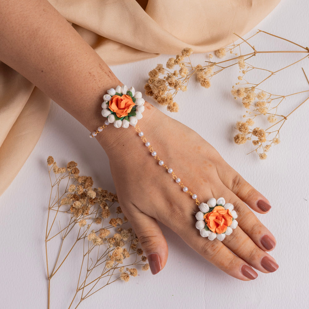 Mogra &amp; Rose Floral Hathphool - FFC013
