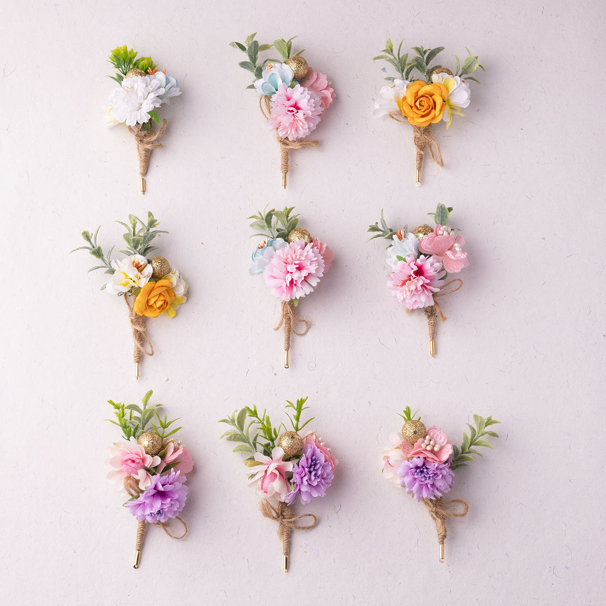 Lapel pins mix flowers - FFC025