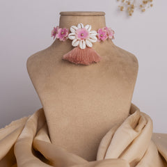 Bahar floral jewellery set necklace