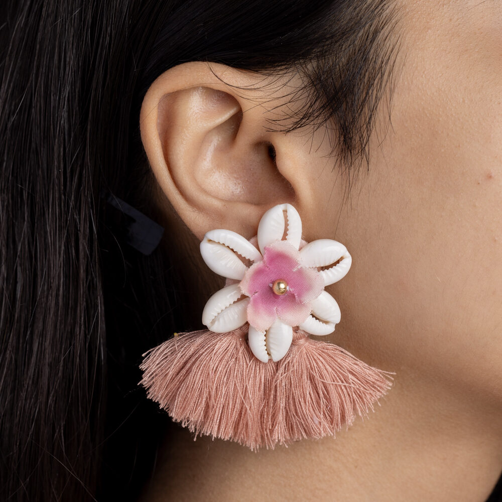 Bahar floral jewellery set earrings