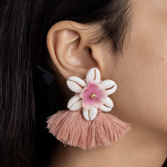 Bahar floral jewellery set earrings