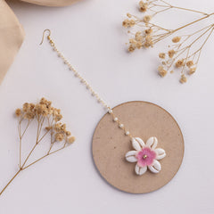Bahar floral jewellery set tikka