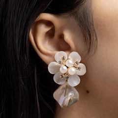 Kori floral jewellery set earrings