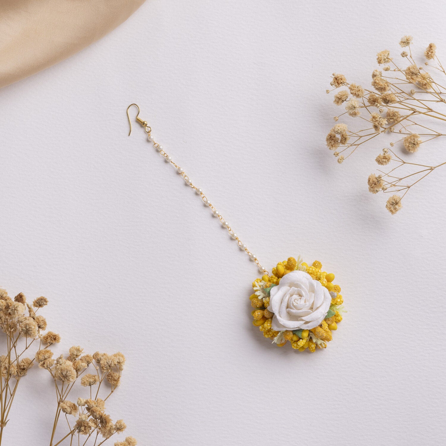 Zaid floral jewellery set tikka