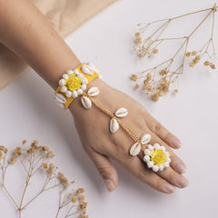 Afreen floral jewellery set hathphool