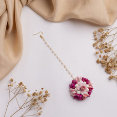 Raabta floral jewellery set tikka