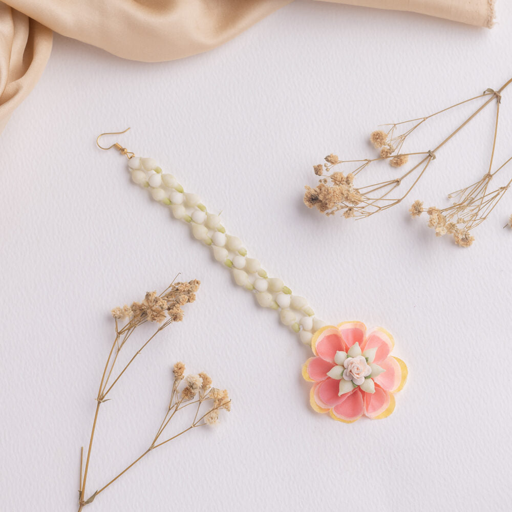 Gulshaah floral jewellery set tikka