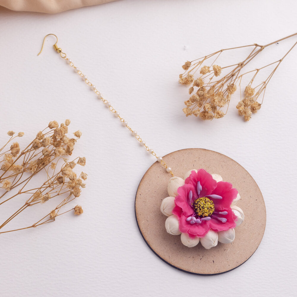 Phoolbahar floral jewellery set tikka