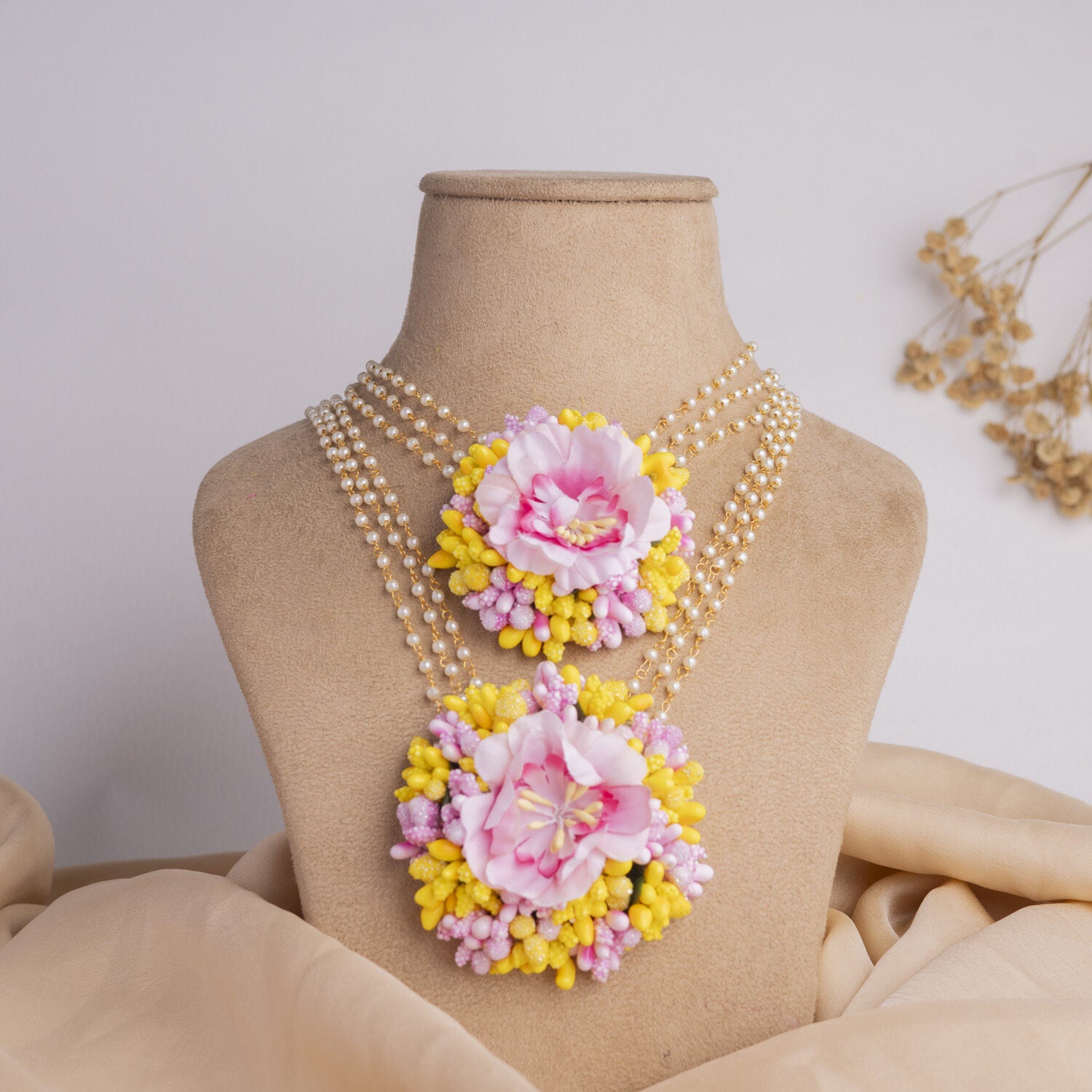 Mihirma floral jewellery set necklace