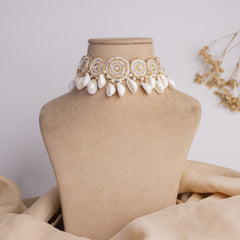 Nargis floral jewellery set necklace