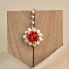 Malhar floral jewellery set tikka