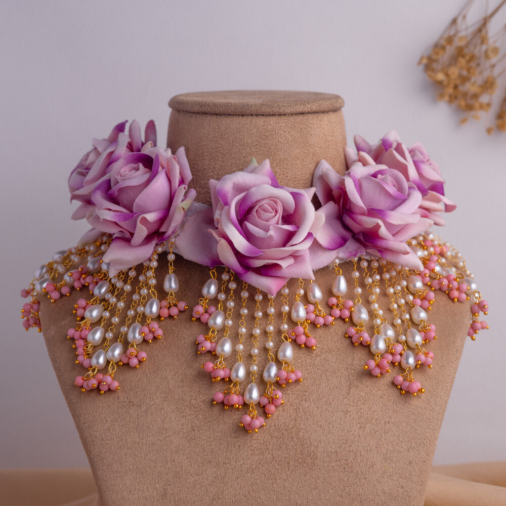Gulmarg floral jewellery set necklace