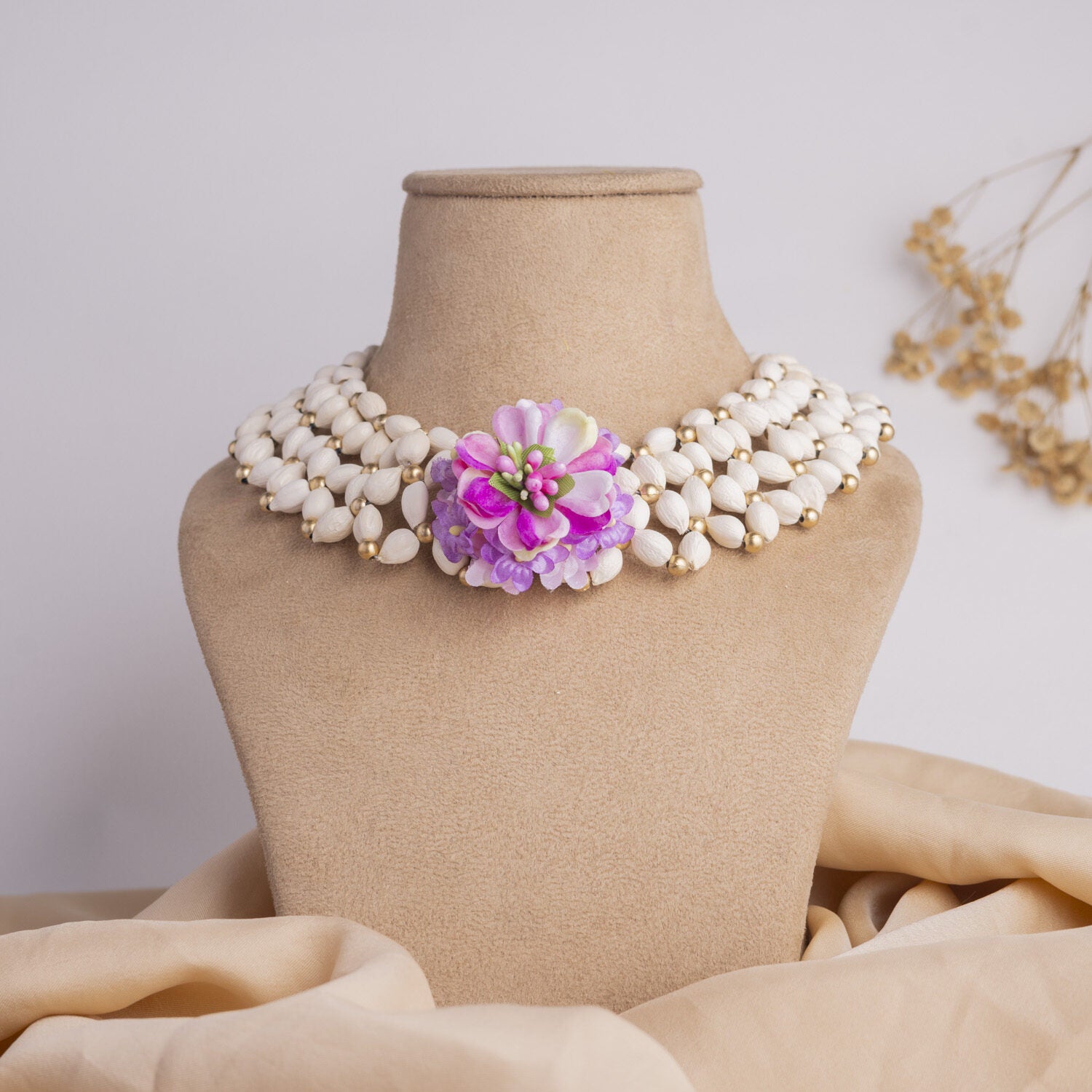 Parizad floral jewellery set necklace