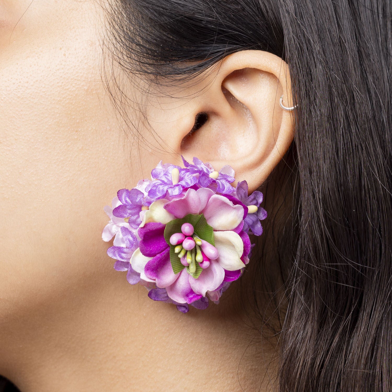 Parizad floral jewellery set earrings