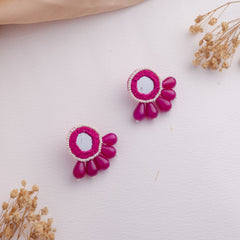 Aaeena IV floral jewellery set earrings