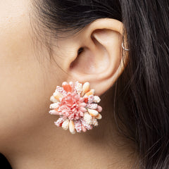 Zena floral jewellery set earrings