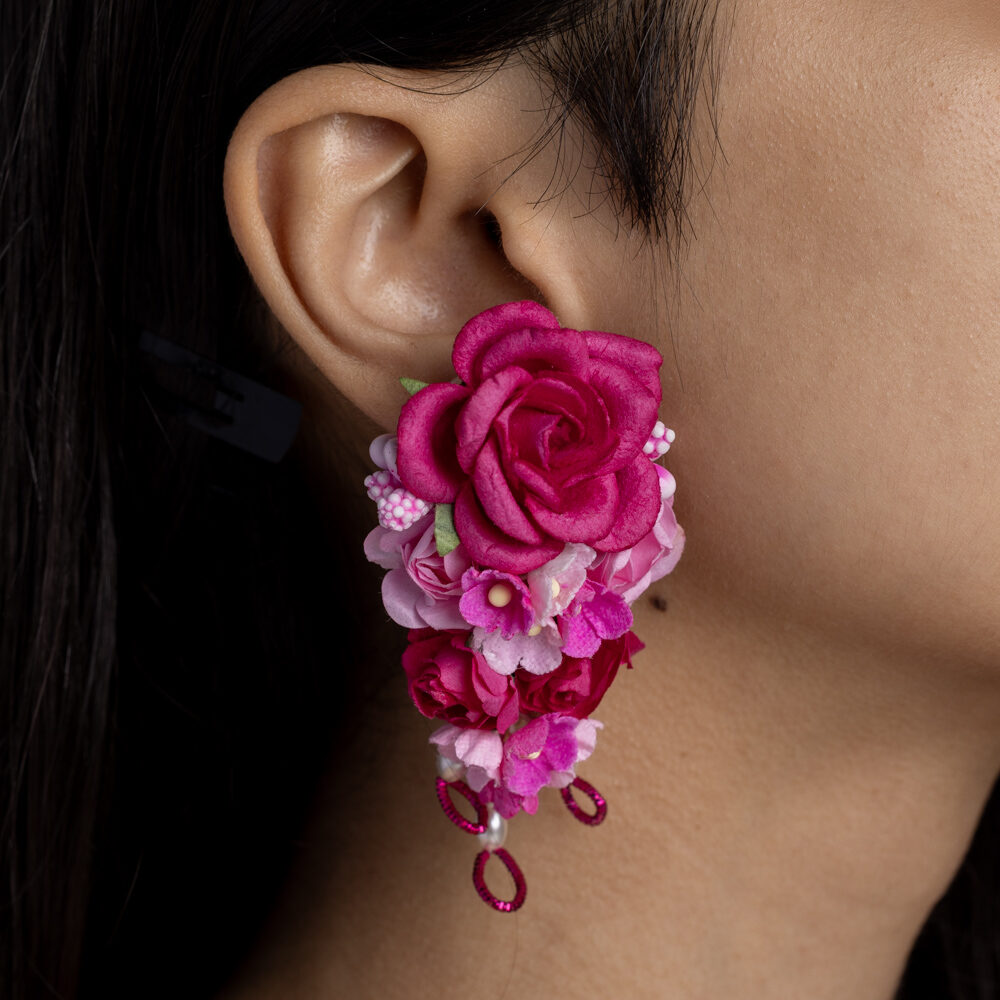 Ikhlas floral jewellery set earrings