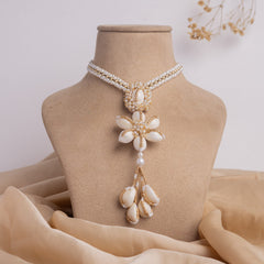 Kainaat floral jewellery set necklace