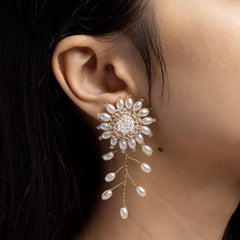Falak floral jewellery set earrings