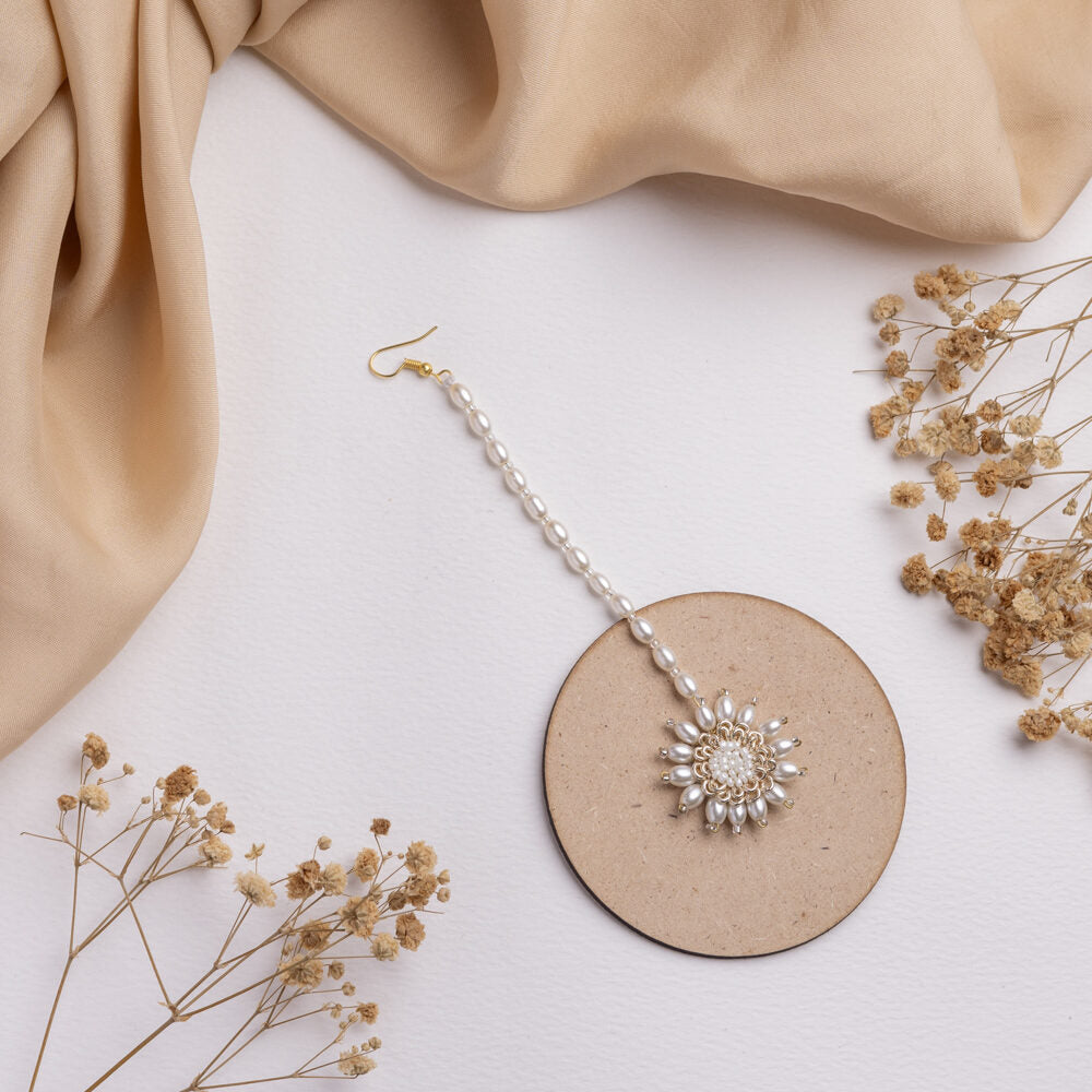 Falak floral jewellery set tikka