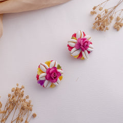 Eshal floral jewellery set earrings