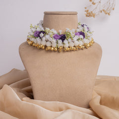 Uns floral jewellery set necklace