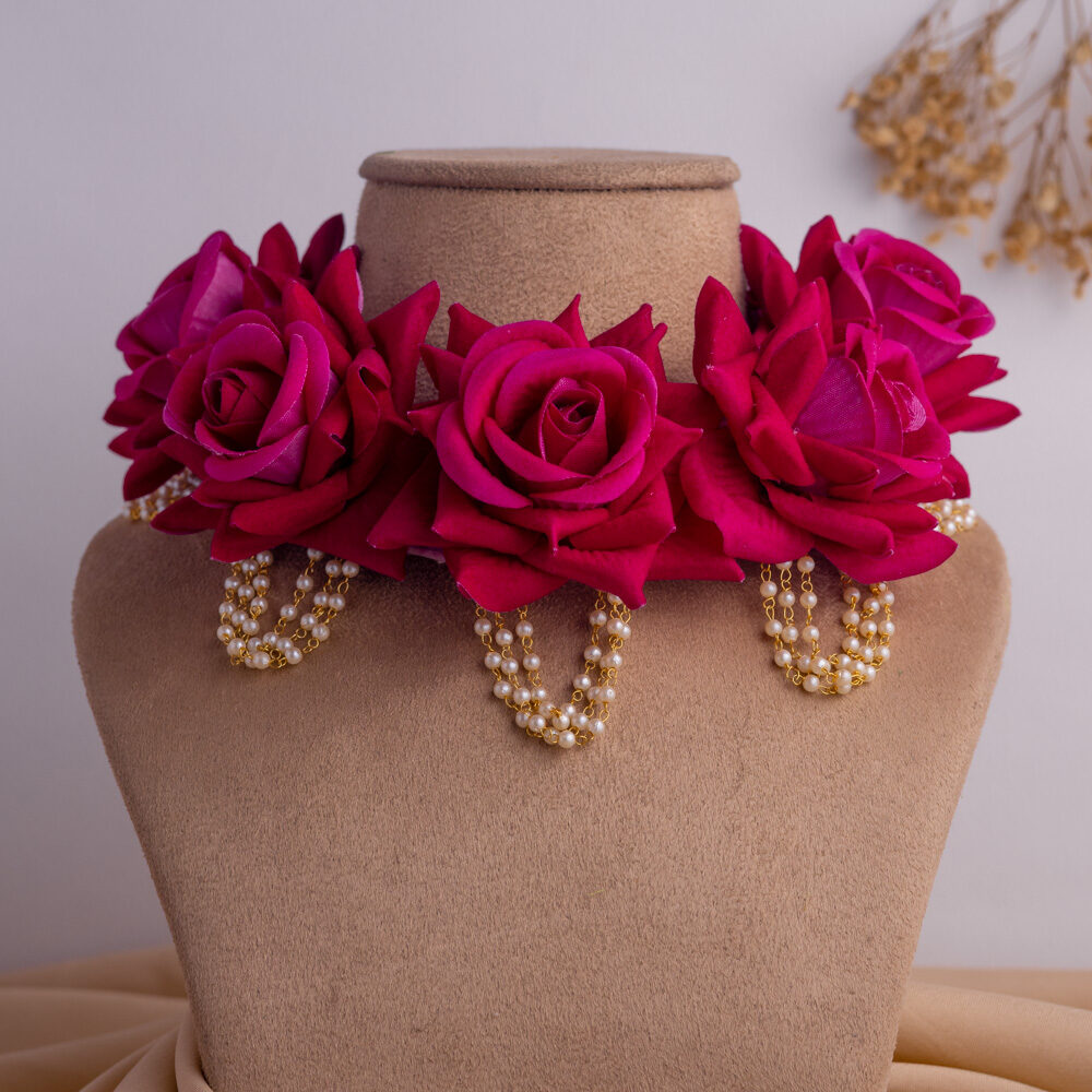 Ehsaas floral jewellery set necklace