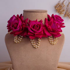 Ehsaas floral jewellery set necklace