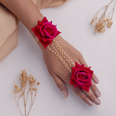 Ehsaas floral jewellery set hathphool