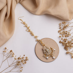Maahtaab floral jewellery set tikka