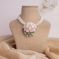 Zehnaseeb floral jewellery set necklace