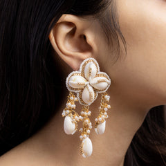 Sheereen floral jewellery set earrings