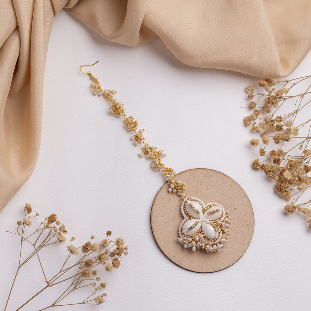 Sheereen floral jewellery set tikka