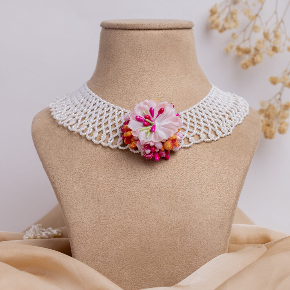 Bahaar floral jewellery set necklace