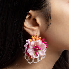 Bahaar floral jewellery set earrings