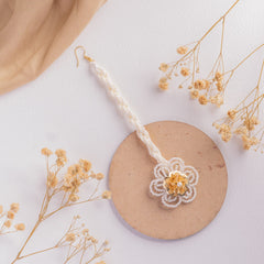 Phoolwaari floral jewellery set tikka