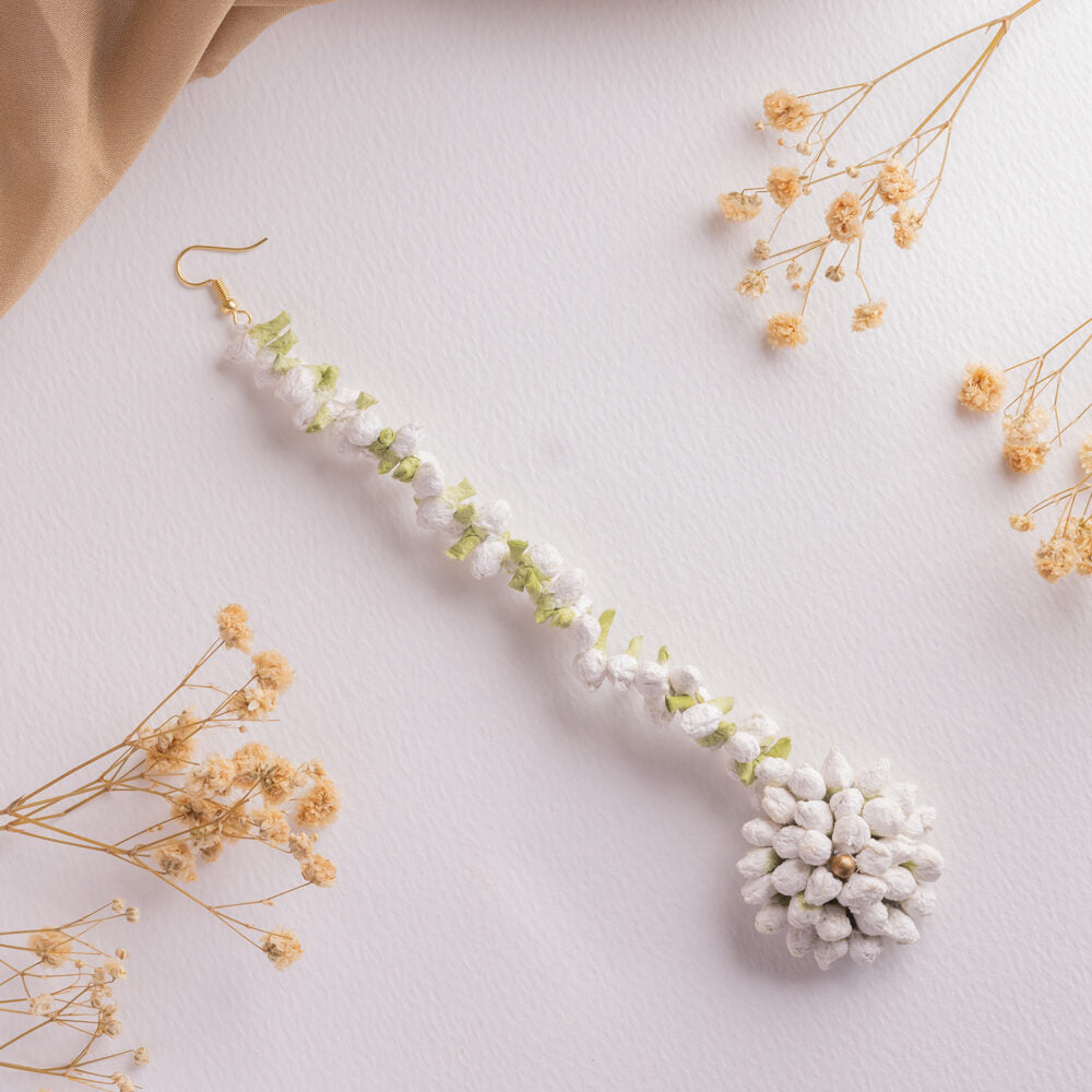 Aamaya floral jewellery set tikka