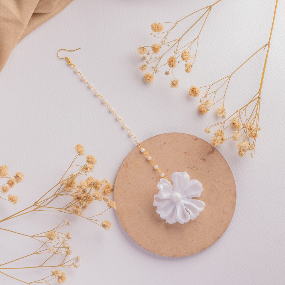 Brahmika floral jewellery set tikka