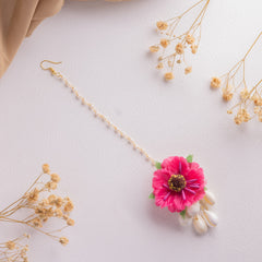 Sugandha floral jewellery set tikka