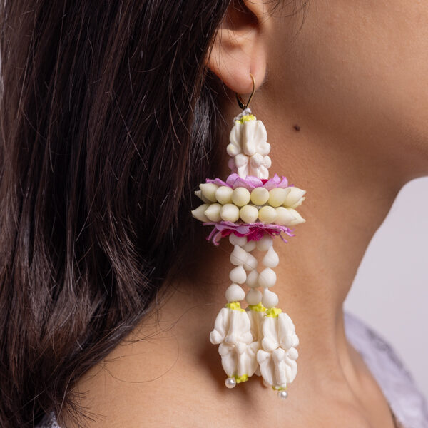 Vanashree floral jewellery set earrings