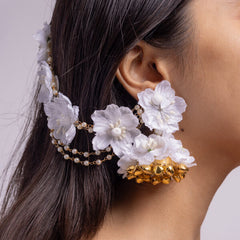 Sragvi floral jewellery set earrings