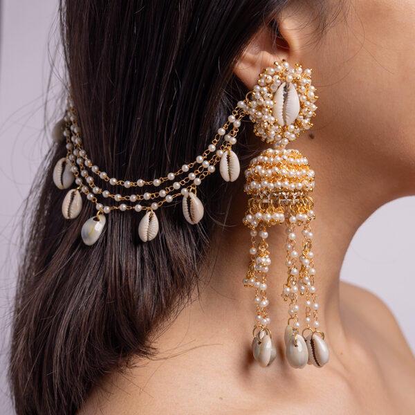 Malaya floral jewellery set earrings