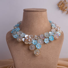 Sarwari floral jewellery set necklace