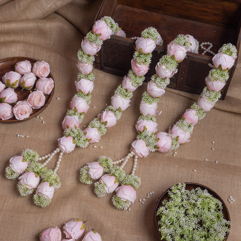 Luxurious Rose & Exotic Greenery Garland Set of 2