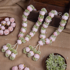 Luxurious Rose & Exotic Greenery Garland Set of 2